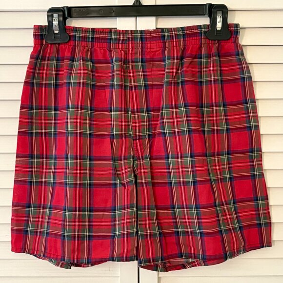 Hanes Red Plaid Boxer Shorts - Picture 1 of 2
